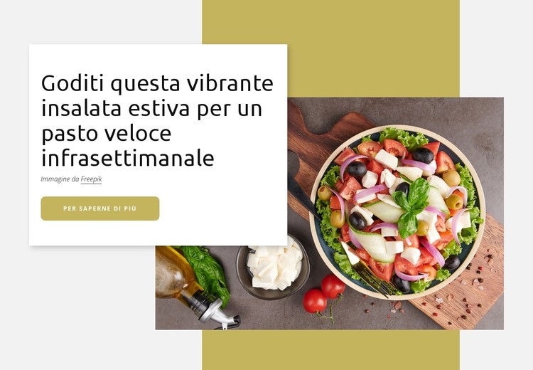 Insalata estiva vivace Modello CSS