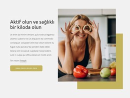 Sağlıklı Bir Kiloda Olun - HTML5 Şablonu