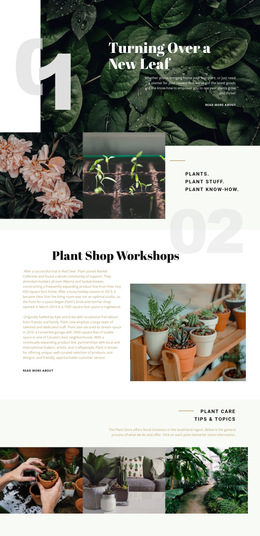 Plant Shop Html5 Responsive Template