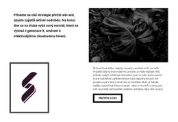 Inovativní Design – Šablona Jedné Stránky