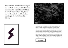 Innovatives Design - Einseitenvorlage