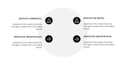 Lista En Dos Columnas En Forma Sitio Web De Comercio Electrónico
