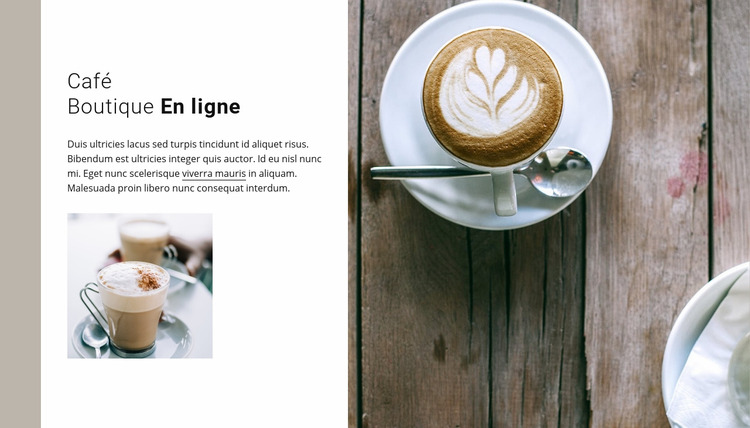 Une tasse de délicieux cappuccino Modèle Joomla