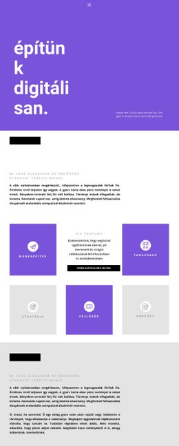 A Jövő Üzletének Építése - Ingyenes Sablon