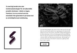 Innovativ Design - Mall För En Sida