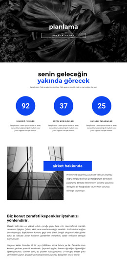 Planlama Ve Strateji Için Ücretsiz WordPress Teması