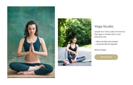 Hatha-Yoga-Studio – Website-Vorlage Kostenlos Herunterladen