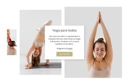 Creador De Sitios Web Multipropósito Para Filosofía De Yoga Positiva Para El Cuerpo