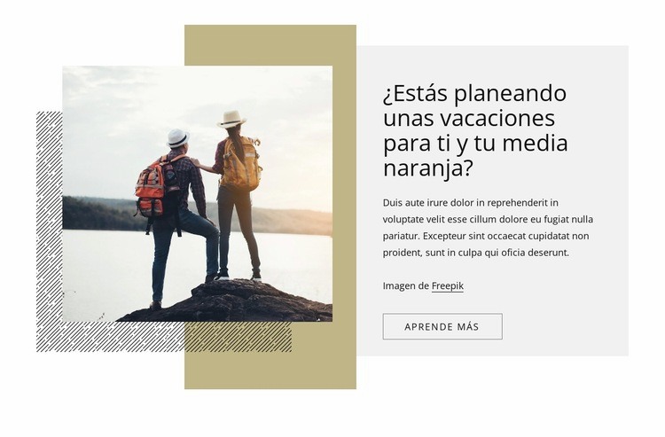 Los mejores destinos para parejas con poco presupuesto Creador de sitios web HTML