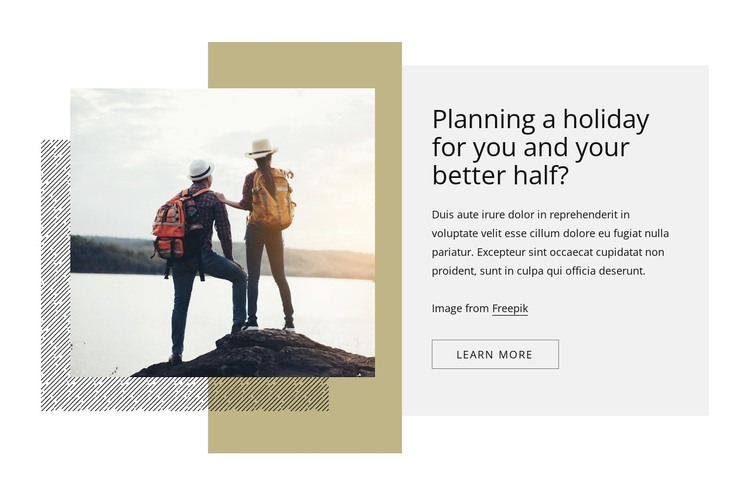 Best destinations for couples on a budget HTML Template