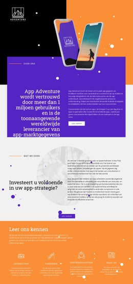 Reis-App - Eenvoudige HTML5-Sjabloon