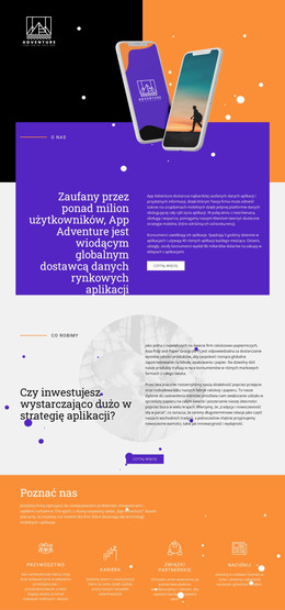 Aplikacja Podróżnicza - Szablon Strony HTML