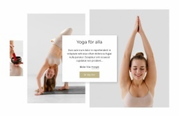 Kroppspositiv Yogafilosofi - Nedladdning Av HTML-Mall