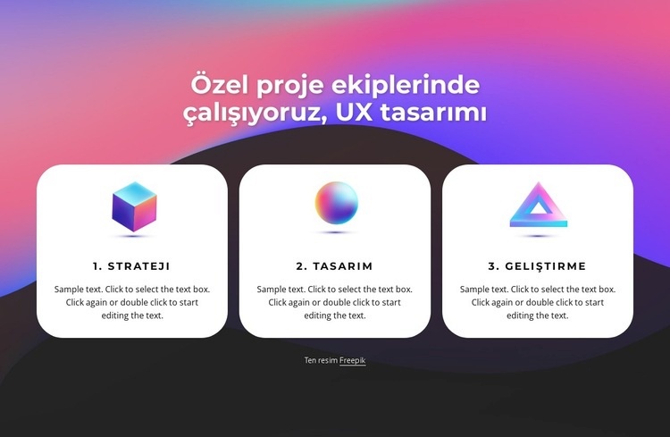 Müşterilerin ürünler oluşturmasına yardımcı oluyoruz Web Sitesi Oluşturucu Şablonları