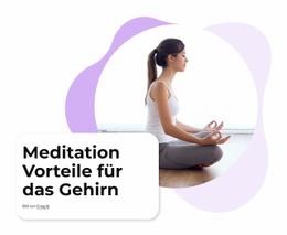 Meditation Vorteile Für Das Gehirn – Professionelle HTML5-Vorlage