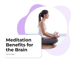 Bootstrap HTML For Meditation Benefits For The Brain