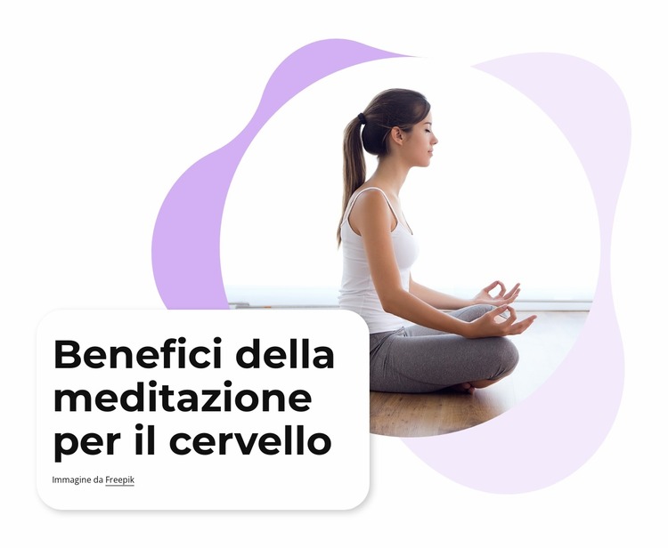 Benefici della meditazione per il cervello Modello Joomla