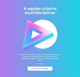 A Equipe Criativa Multidisciplinar - Maquete Da Web