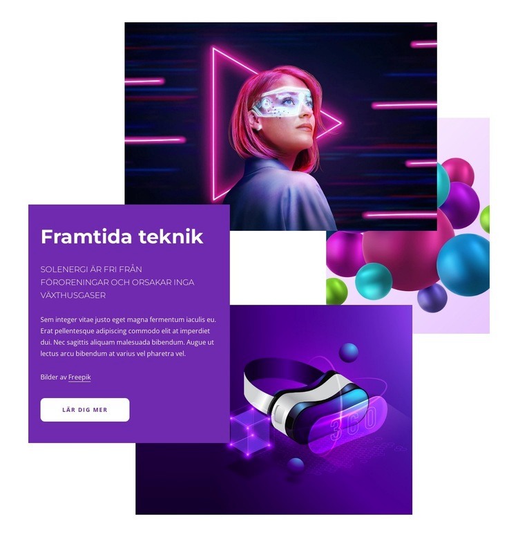 AI och framtidens design HTML-mall