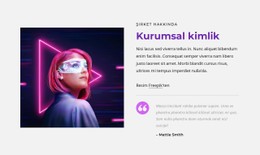Etkili Dijital Ürünler Tasarlıyoruz Basit HTML CSS Şablonu
