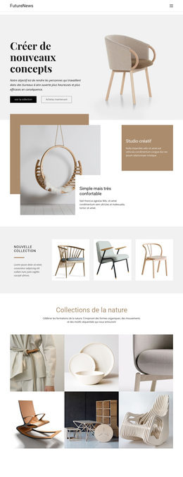 Intérieur Vivant Moderne - Thème WordPress Premium