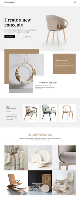 Homepage Sections For Modern Living Interior