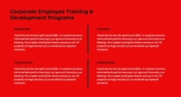 Four Texts And A Title - Creative Multipurpose Html Code