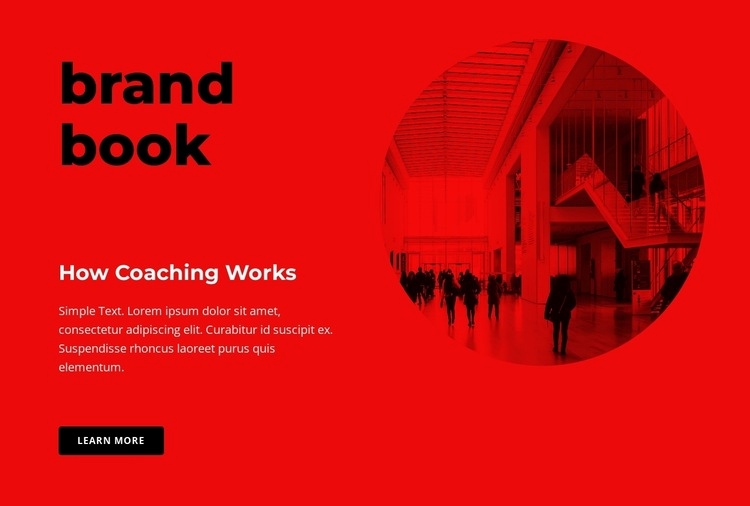 We create a brand book Html Code Example