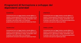 Quattro Testi E Un Titolo: Modello Di Sito Web Per Dispositivi Mobili