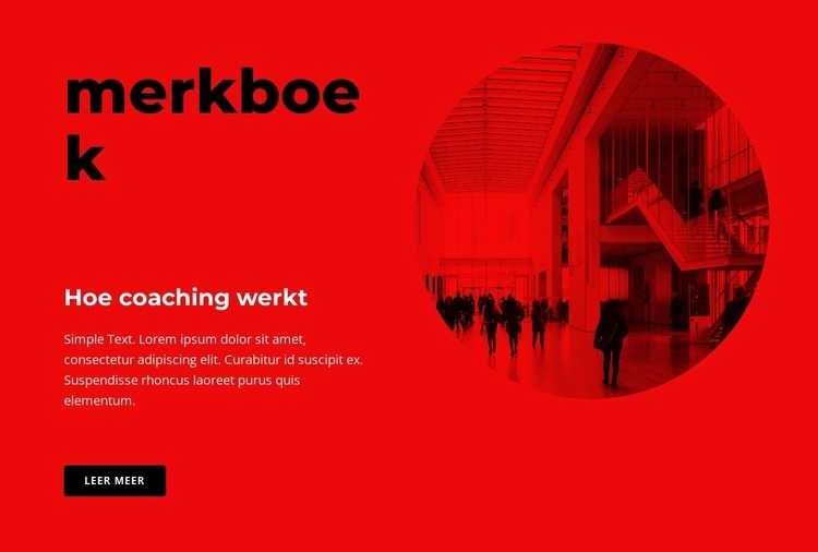 Wij maken een merkboek Bestemmingspagina