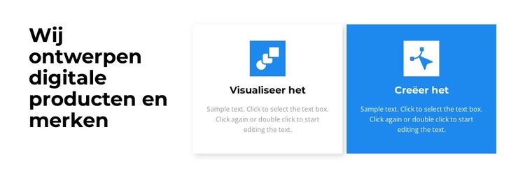 Onze huisstijl HTML-sjabloon