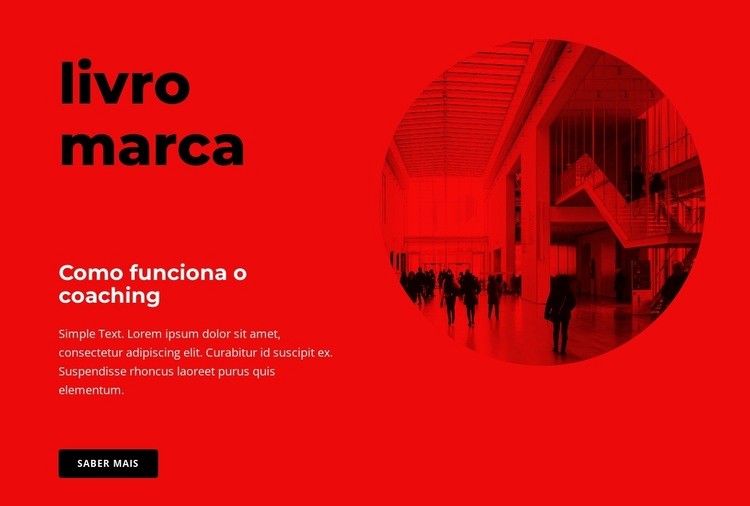 Criamos um livro de marca Construtor de sites HTML