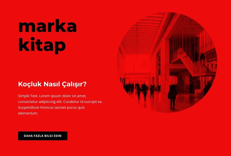 Marka kitabı oluşturuyoruz CSS Şablonu