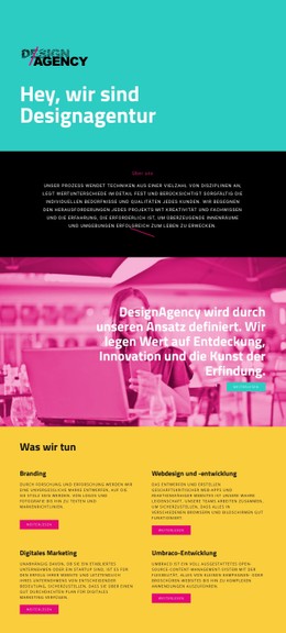 Hallo, Wir Sind Designagentur CSS-Formularvorlage