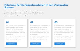 HTML-Design Für Drei Textblöcke