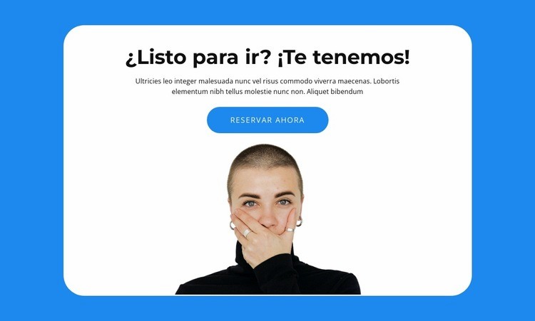 Listo para empezar con nosotros Plantillas de creación de sitios web