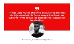 Habla Del Proyecto: Página De Destino Adaptable