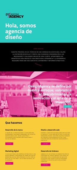 Hola Somos Agencia De Diseño - Diseño De Sitios Web