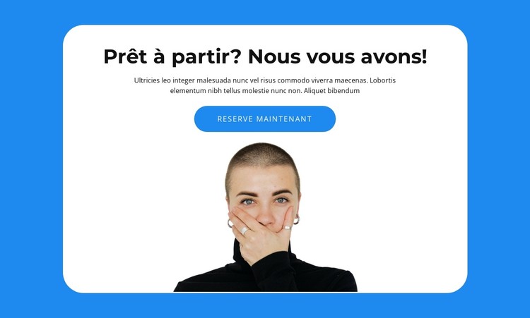 Prêt à commencer avec nous Modèle CSS