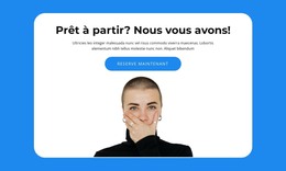 Prêt À Commencer Avec Nous - Modèle De Création De Site Web