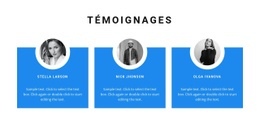 Témoignages
