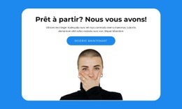 Prêt À Commencer Avec Nous - Belle Page De Destination