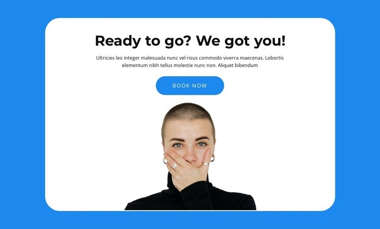 Ready to start with us Homepage Design