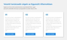 HTML-Terv Ehhez: Három Blokk Szöveg
