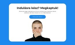 Készen Áll, Hogy Velünk Kezdjen – Webhelykészítő Sablon