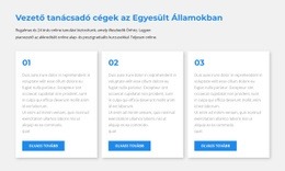 Három Blokk Szöveg – Üzleti Prémium Webhelysablon