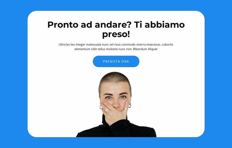 Pronto per iniziare con noi Costruttore di siti web HTML