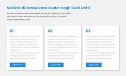 Modello Di Sito Per Tre Blocchi Di Testo