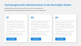 HTML-Ontwerp Voor Drie Blokken Tekst