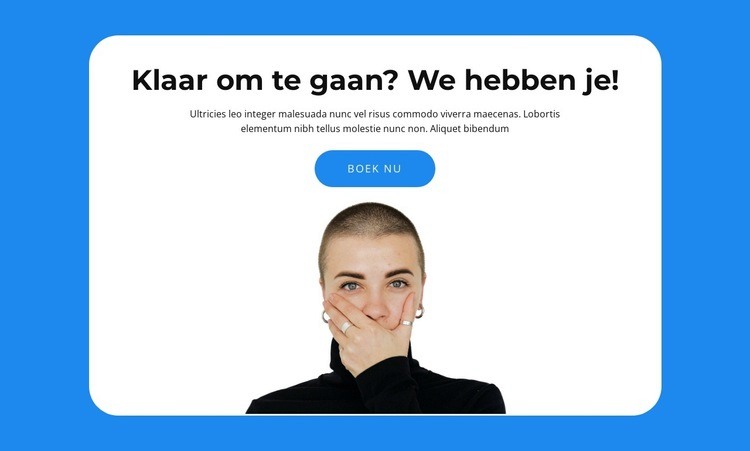 Klaar om met ons te beginnen HTML5-sjabloon